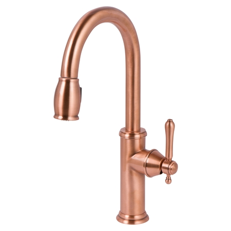 NEWPORT BRASS Pull-Down Kitchen Faucet in Antique Copper 1030-5103/08A